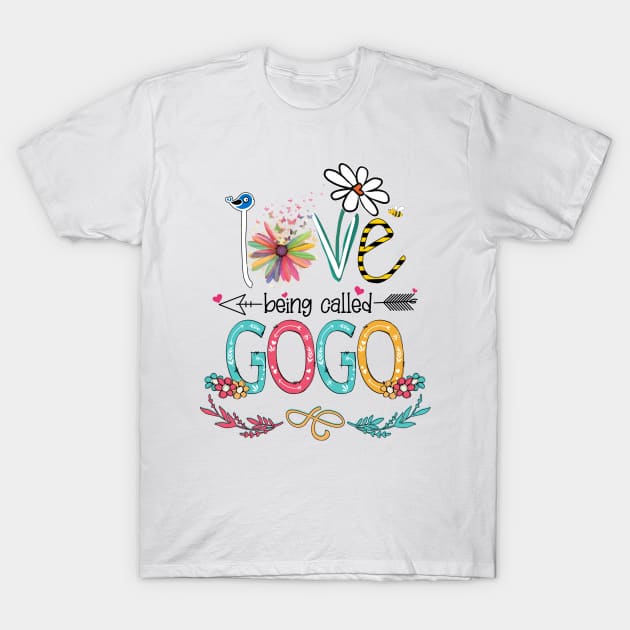 Love Being Called Gogo Happy Mother's Day T-Shirt by KIMIKA